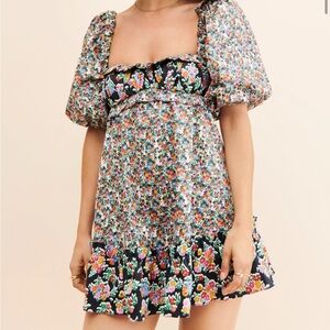For Love And Lemons Floral Mini Dress - Multicolor